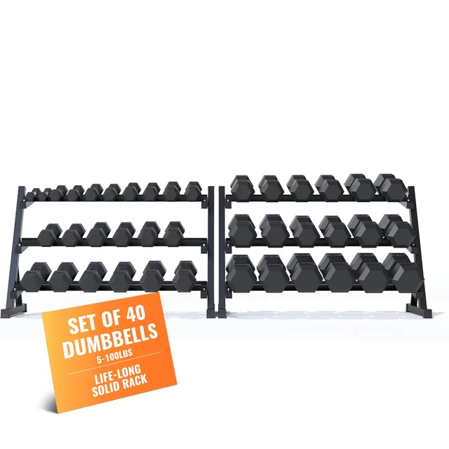 Gym Strength 5-60 lbs 12 pair 780 lbs