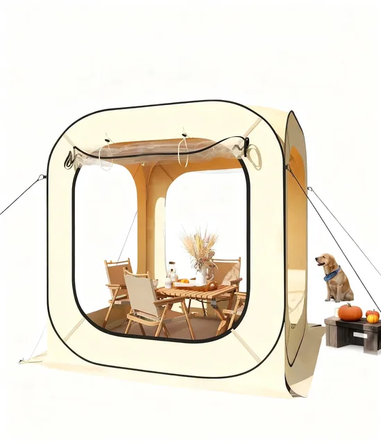 Sports Tent 5.9 feet 6.8 ft beige