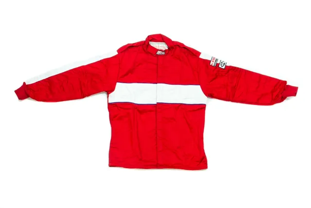 Jacket red white 6 oz