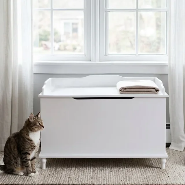 Litter Box white 22.5 inches 17 inches