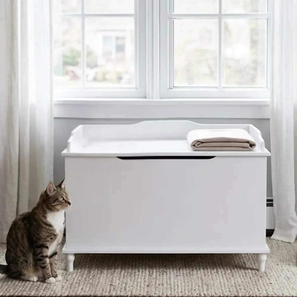 Litter Box white 22.5 inches 17 inches
