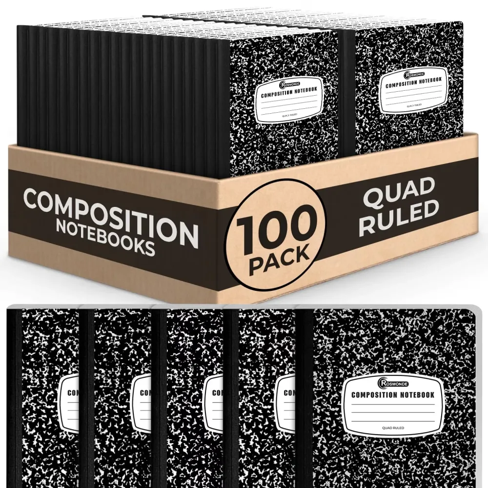Composition Notebooks 100 pack blue yellow