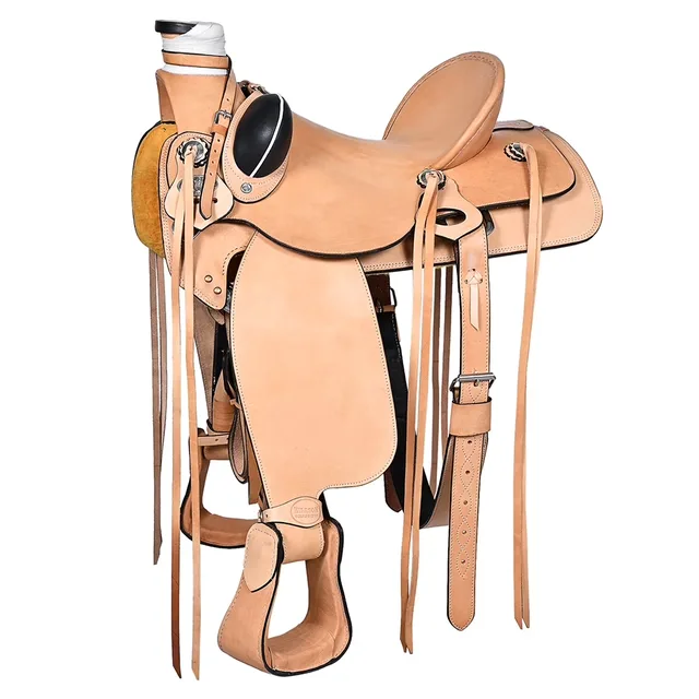 Horse Saddle 16 in 15" tan