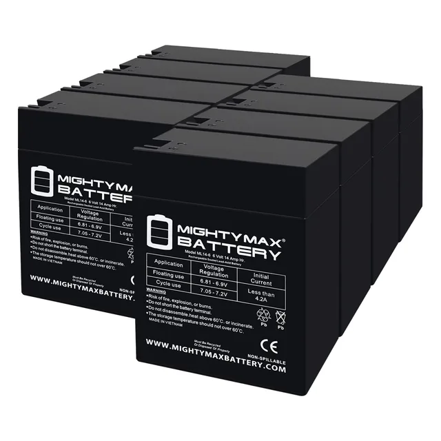 Battery 6v 8 pack 6 volt