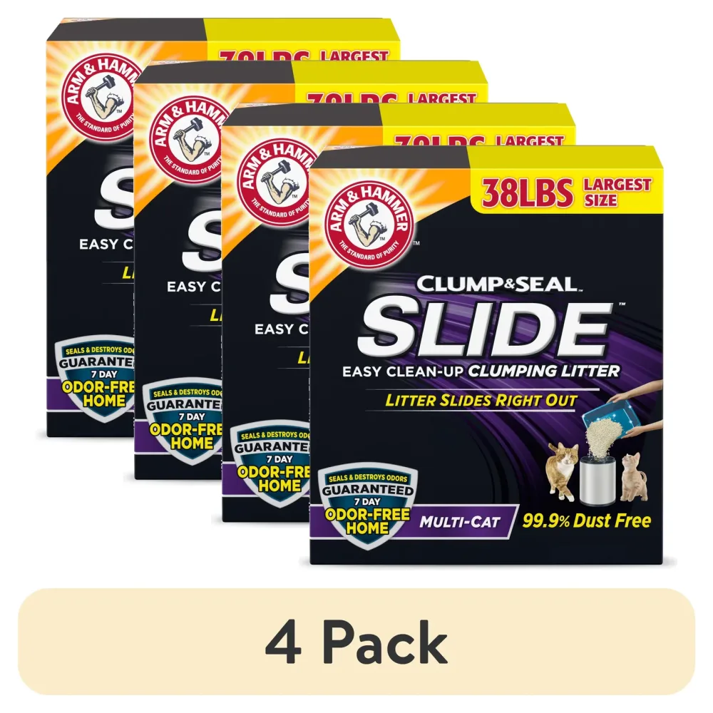 Cat Litter 4 pack 38 lbs