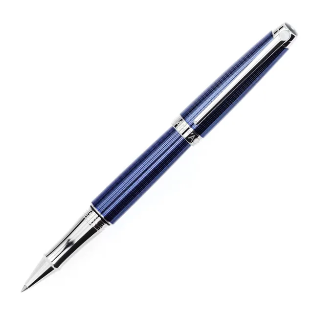 Pen blue silver black