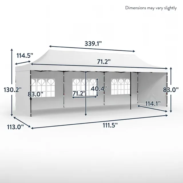 Canopy Tent 9.5 ft 28 ft adjustable