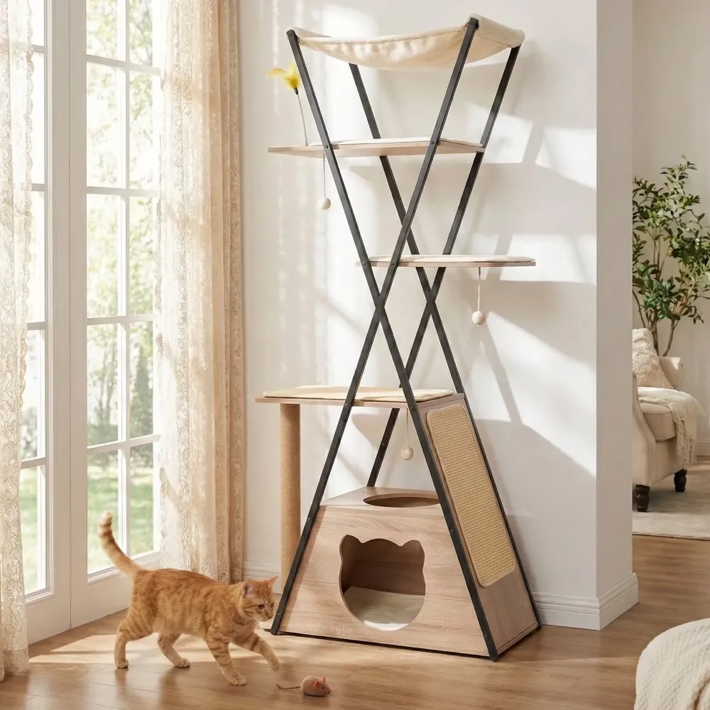 Furniture & Enrichment 71" beige 33"
