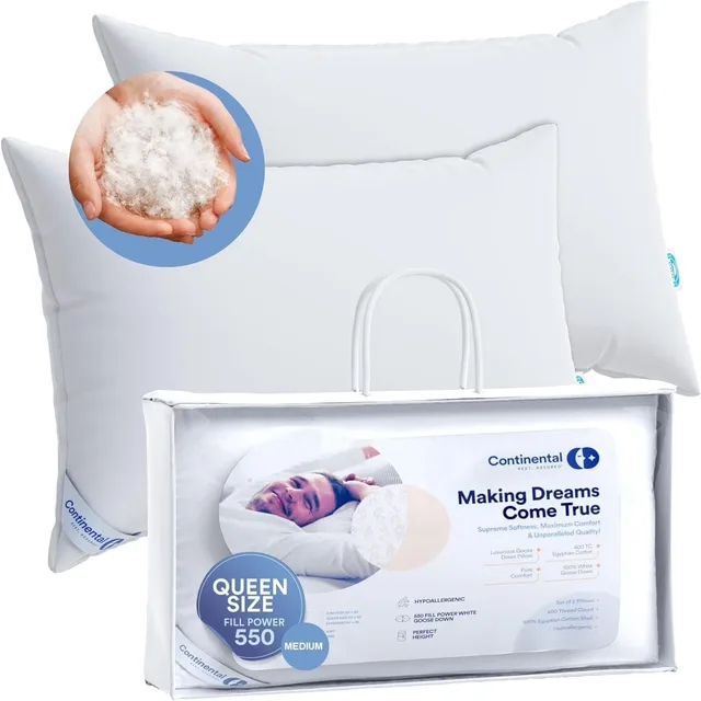 Pillow 2 pack 17 oz 18 oz