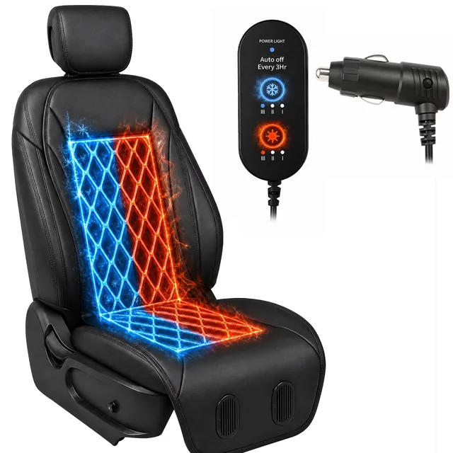 Seat Cover black 12-24v adjustable