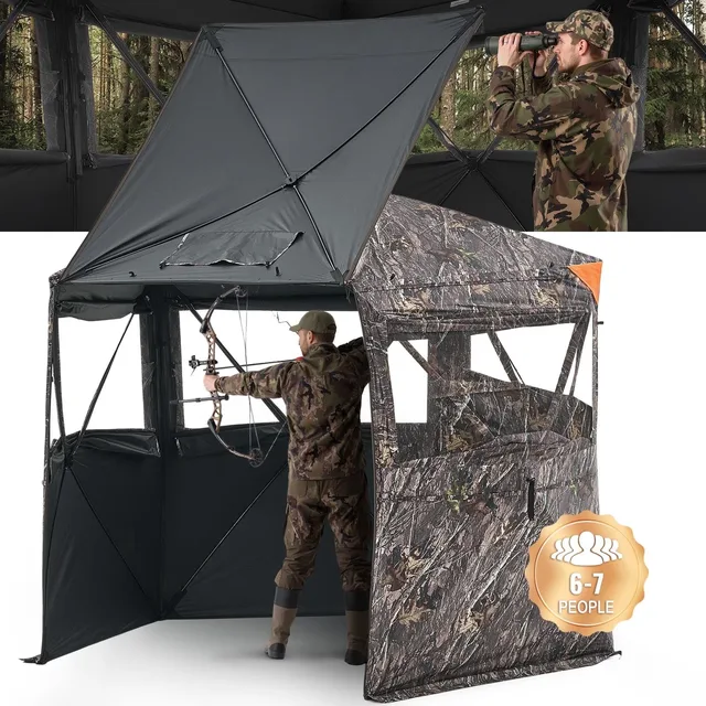 Hunting Blind 6-7 person portable 8.93 kg