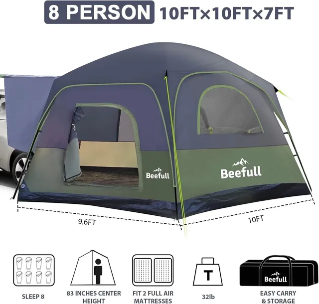 Car Camping 10 person waterproof 6 people