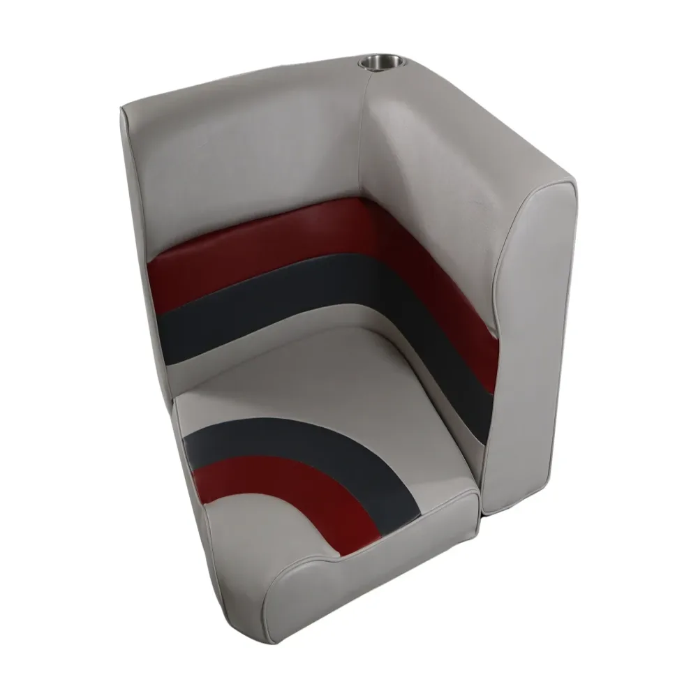 Boat Seating grey red 28oz