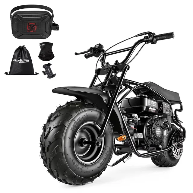 Dirt Bike black 0.75 gallons 220 pounds