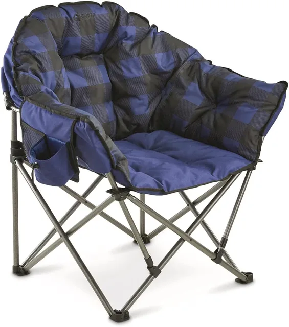 Camping Chair portable folding blue