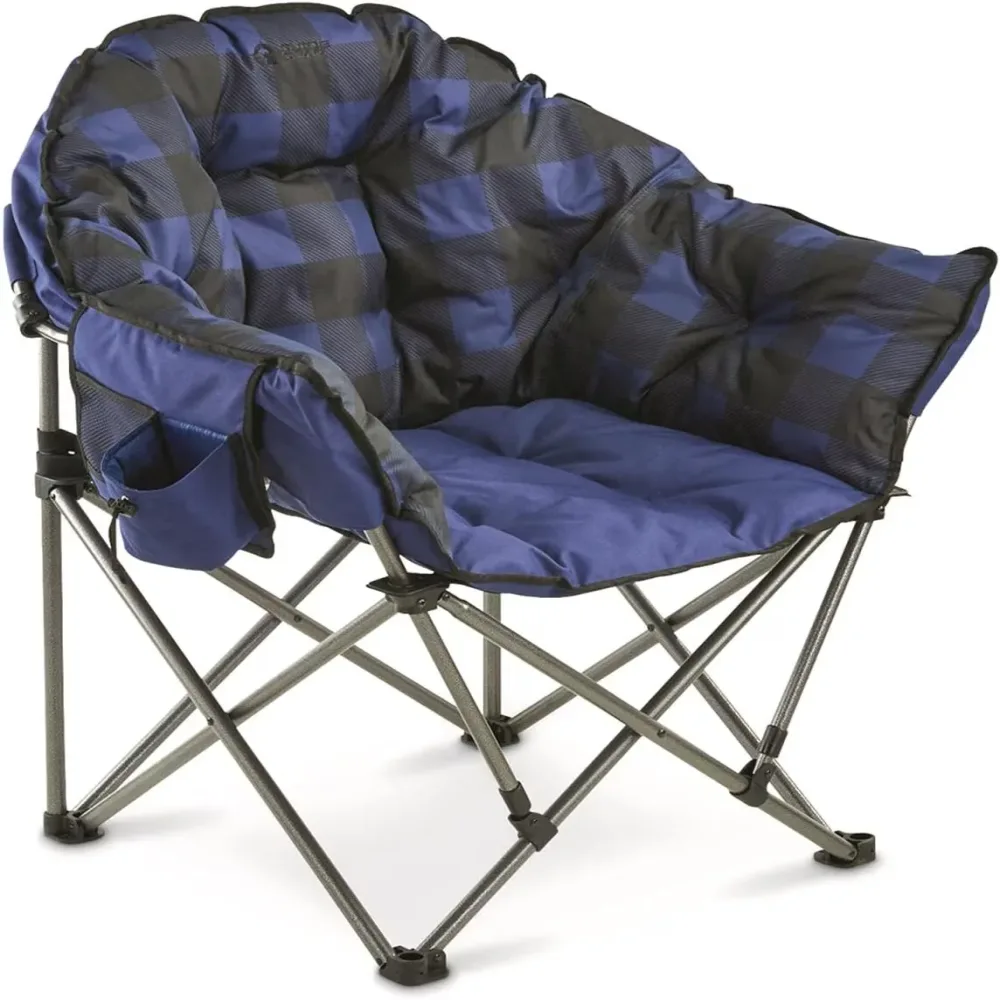 Camping Chair portable folding blue