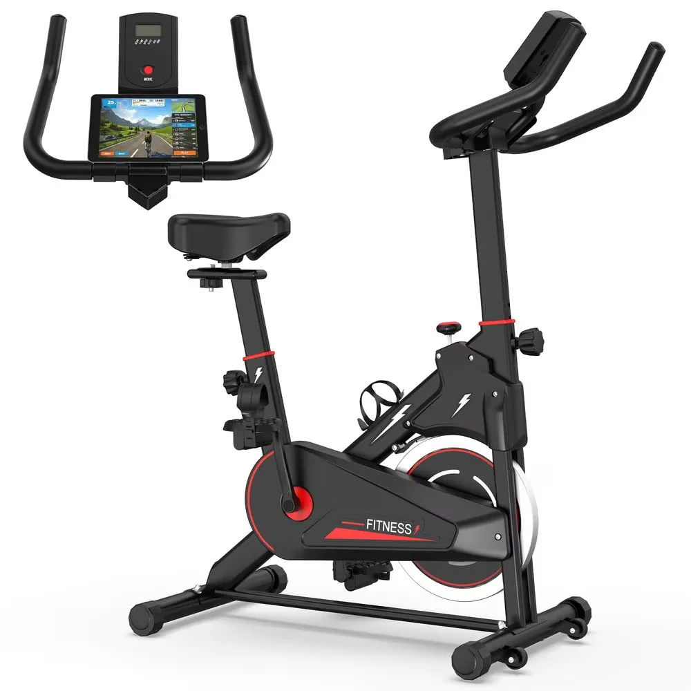 Exercise Bike adjustable portable black