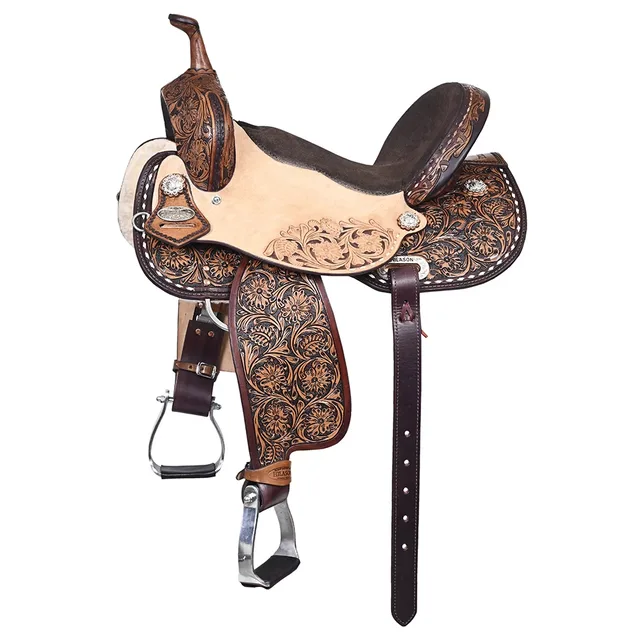 Leather Saddle 14 in 14" brown