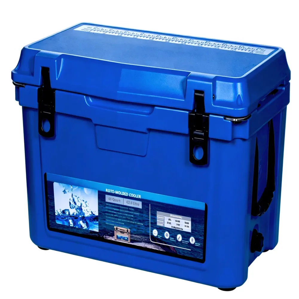 Cooler insulated portable gray