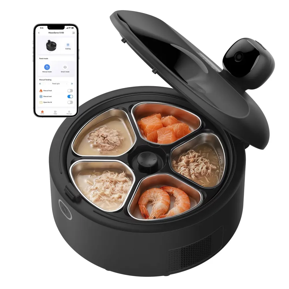 Cat Feeder black 120 v