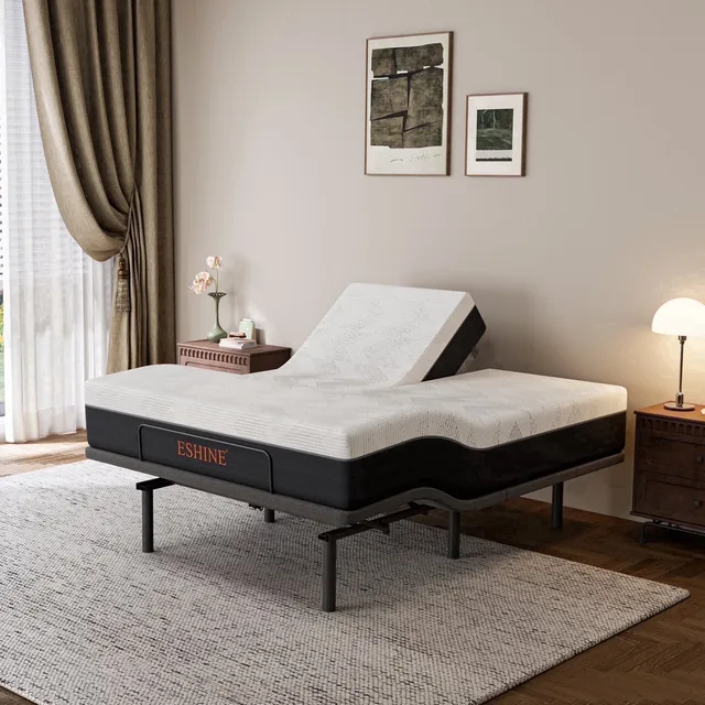 Adjustable Bed 12 inch grey