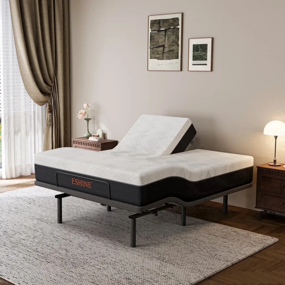 Adjustable Bed 12 inch grey