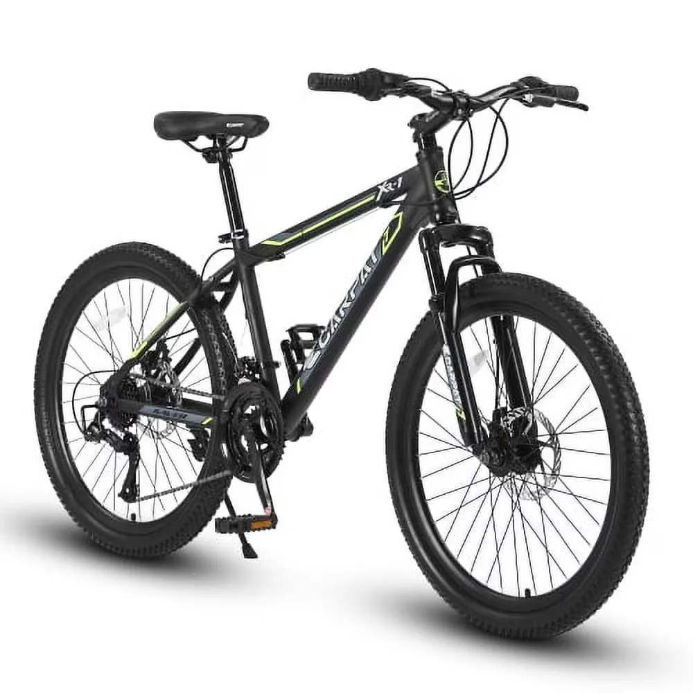 Mountain Bike 24 inch white green