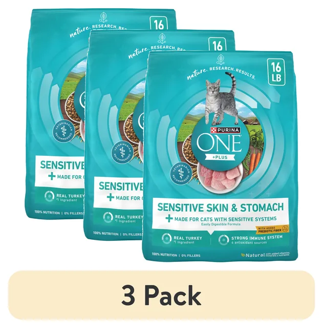 Cat Food 3 pack 16 lb 7.26 kg