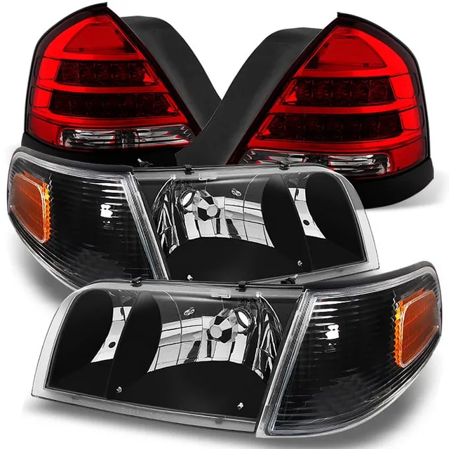 Light led black red