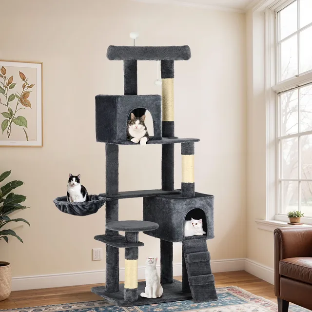 Furniture & Enrichment 70.8" gray 70.8 inches