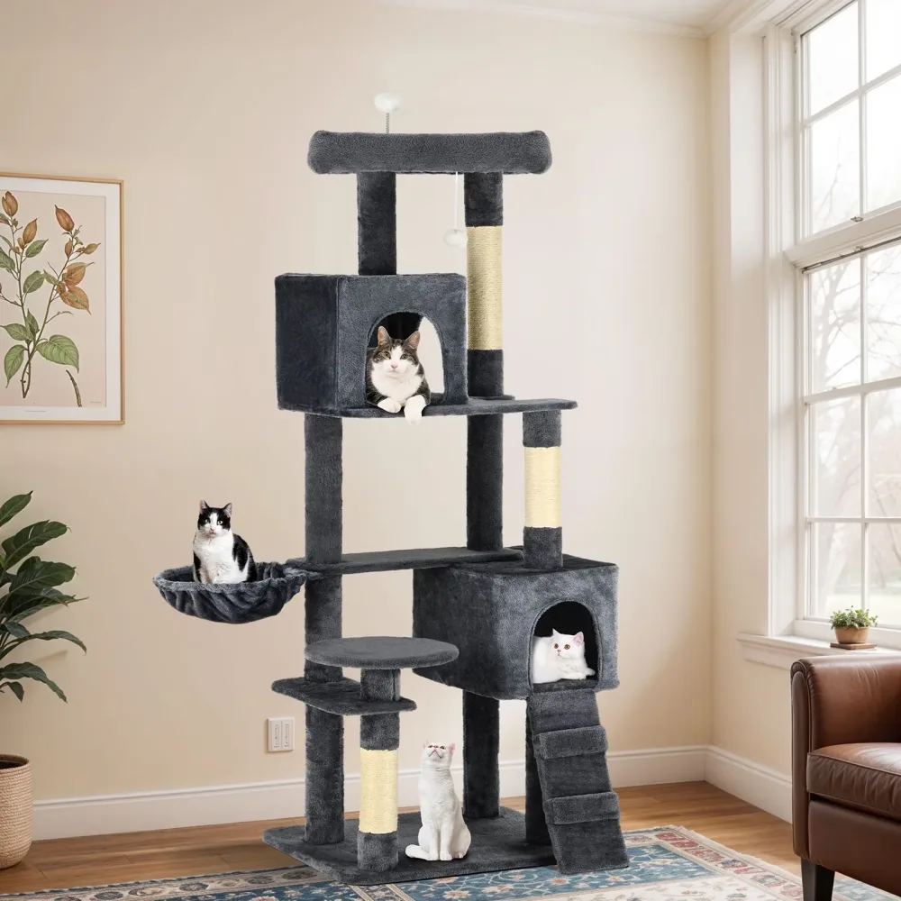 Furniture & Enrichment 70.8" gray 70.8 inches
