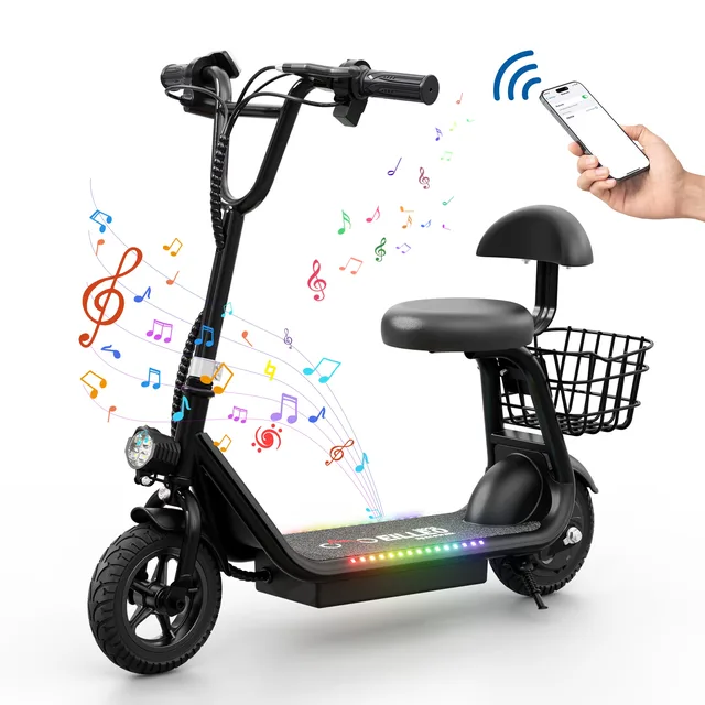 Electric Scooter 132lbs bluetooth foldable