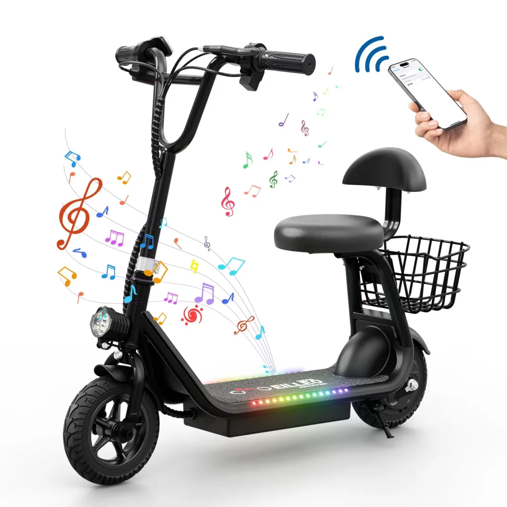 Electric Scooter 132lbs bluetooth foldable