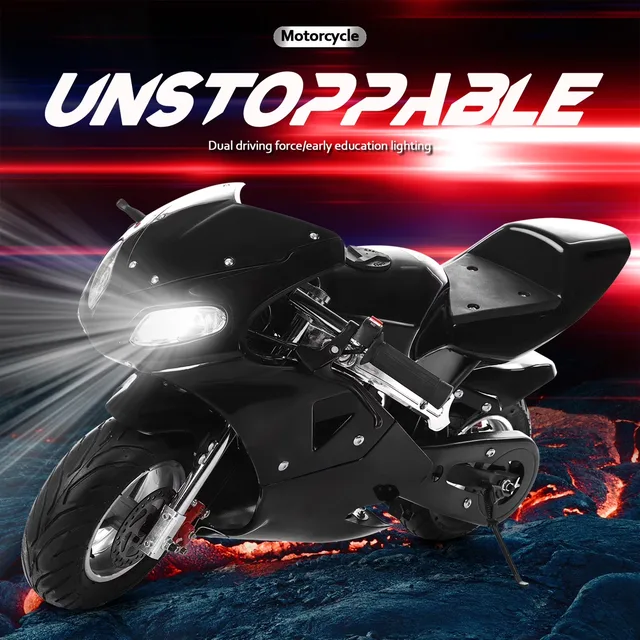 Motorcycle black 23 inches 170 lbs
