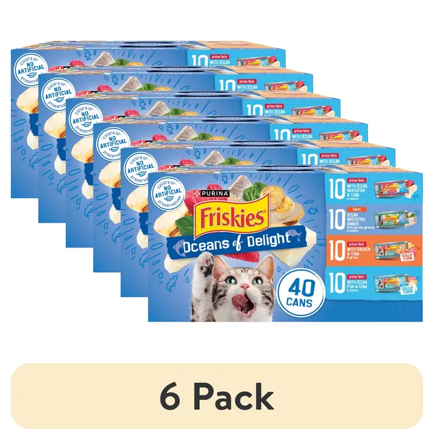 Cat Food 6 pack 5.5 oz 40 pack
