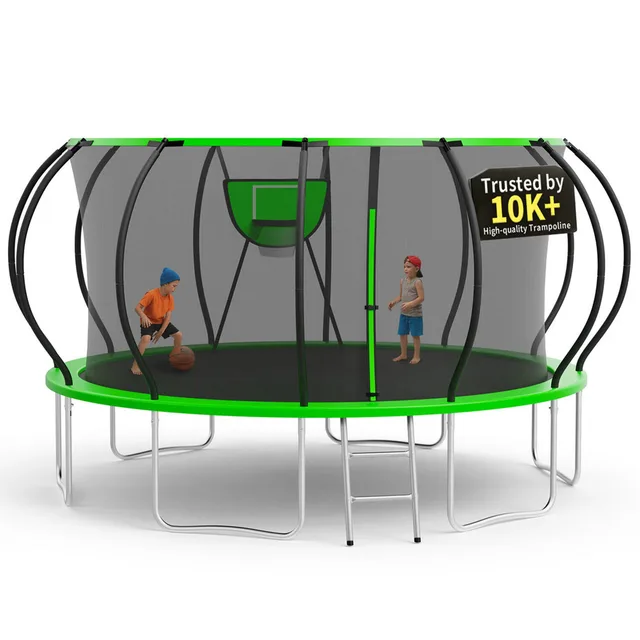 Backyard Trampoline 16ft 1500lbs 10'