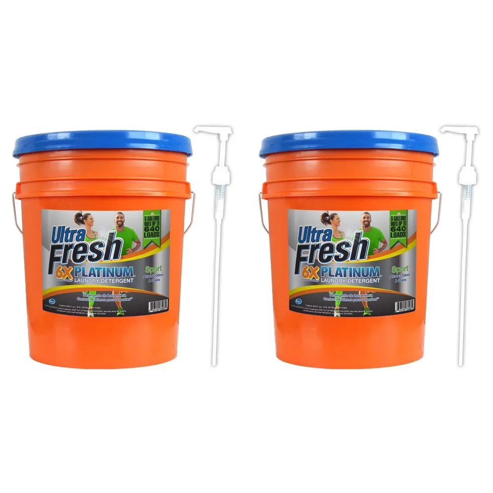 Laundry Detergent 2 pack 5 gallon 14.5 inches