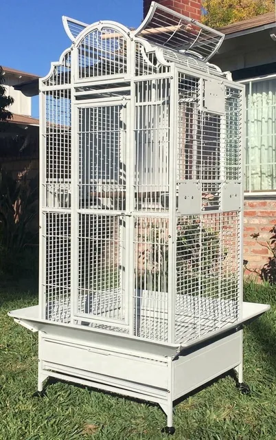 Bird Parrot white 30.5 inches 29.5 inches