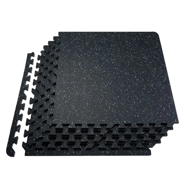 Floor Mats 0.56 inch black white