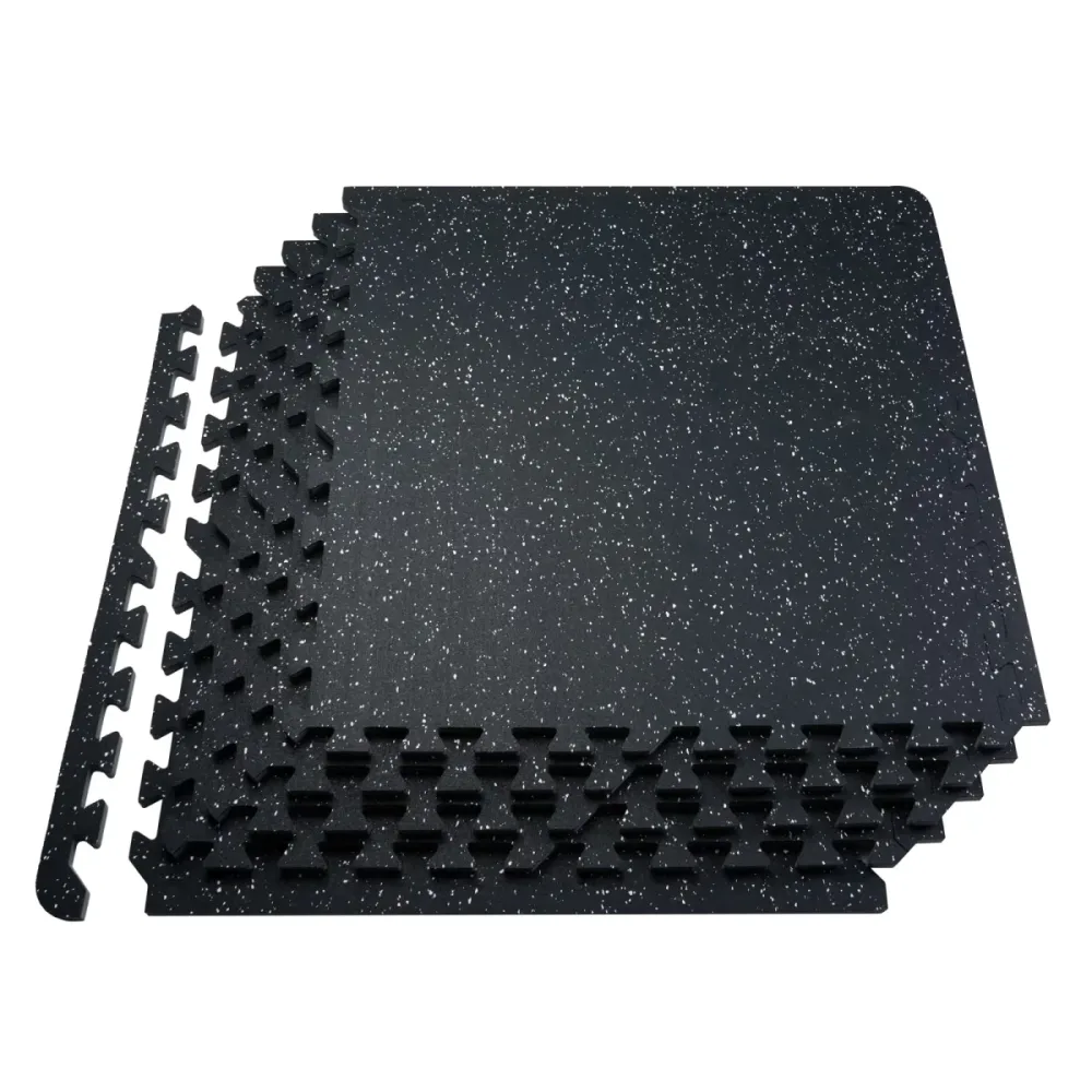 Floor Mats 0.56 inch black white