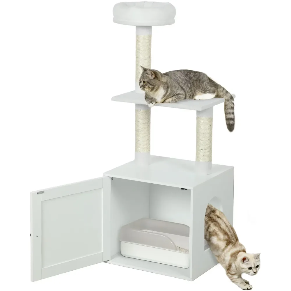 Litter Box white 19.7" 17.7"