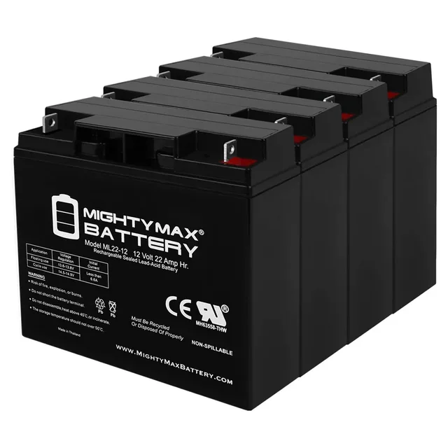 Battery 12v 4 pack 12 volt