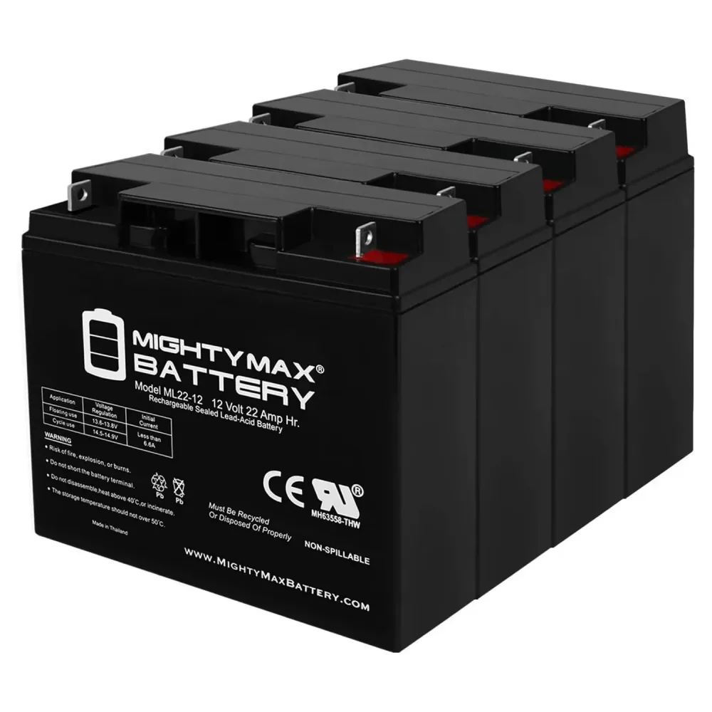 Battery 12v 4 pack 12 volt