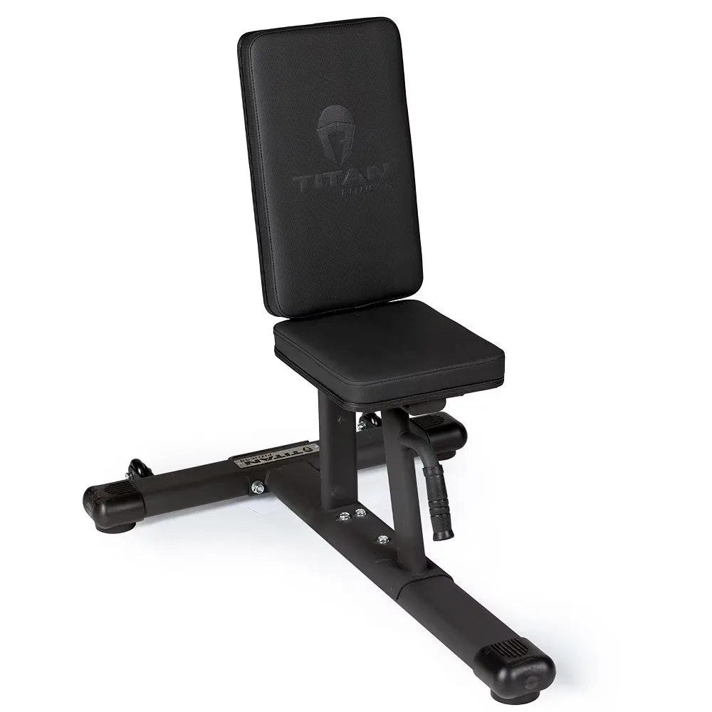 Weight Bench 330 lb heavy-duty black