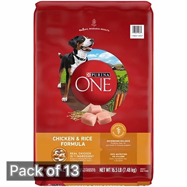 Dog Food 16.5 lb red
