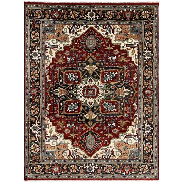 Rug 9' 12' red