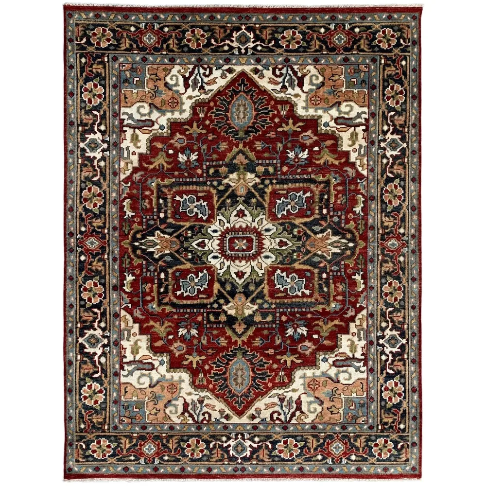 Rug 9' 12' red