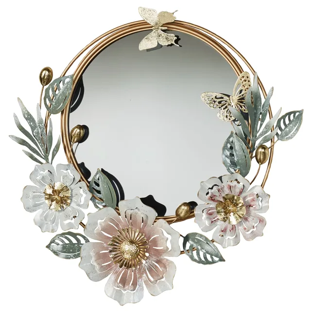 Wall Mirror 26 inches 2.5 inches green
