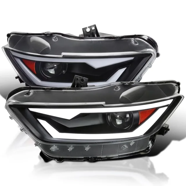 Projector Headlights led black waterproof