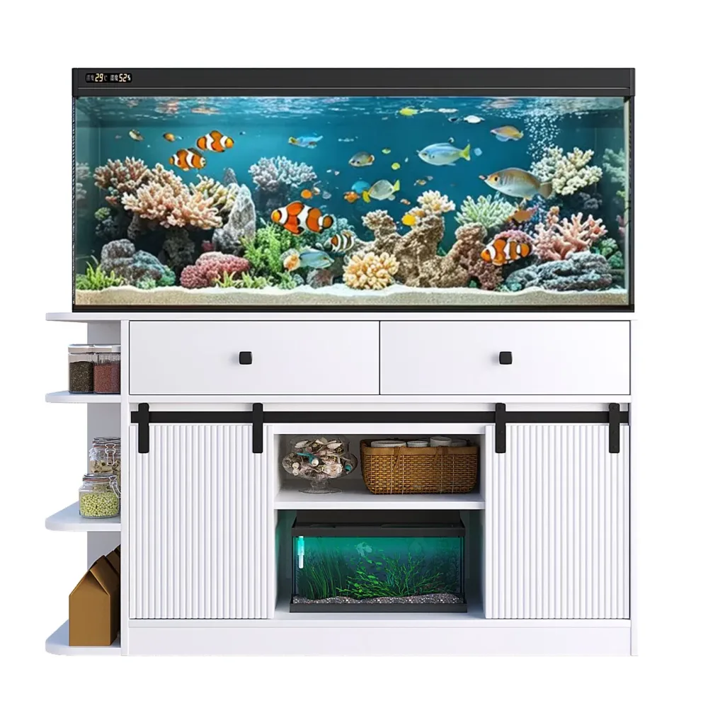 Fish Tank 75 gallon led 1200lbs